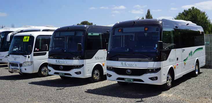 McKenzies Yutong D7 85, 80 & Higer Munro 1823AO